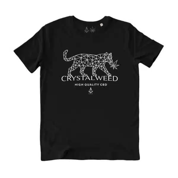 Maglietta Crystalweed nera