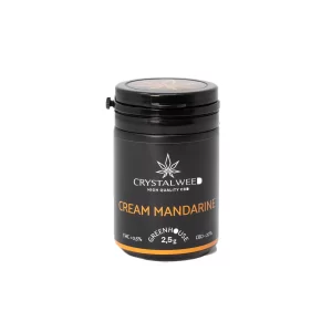 cream mandarine cannabis light 2.5g barattolo