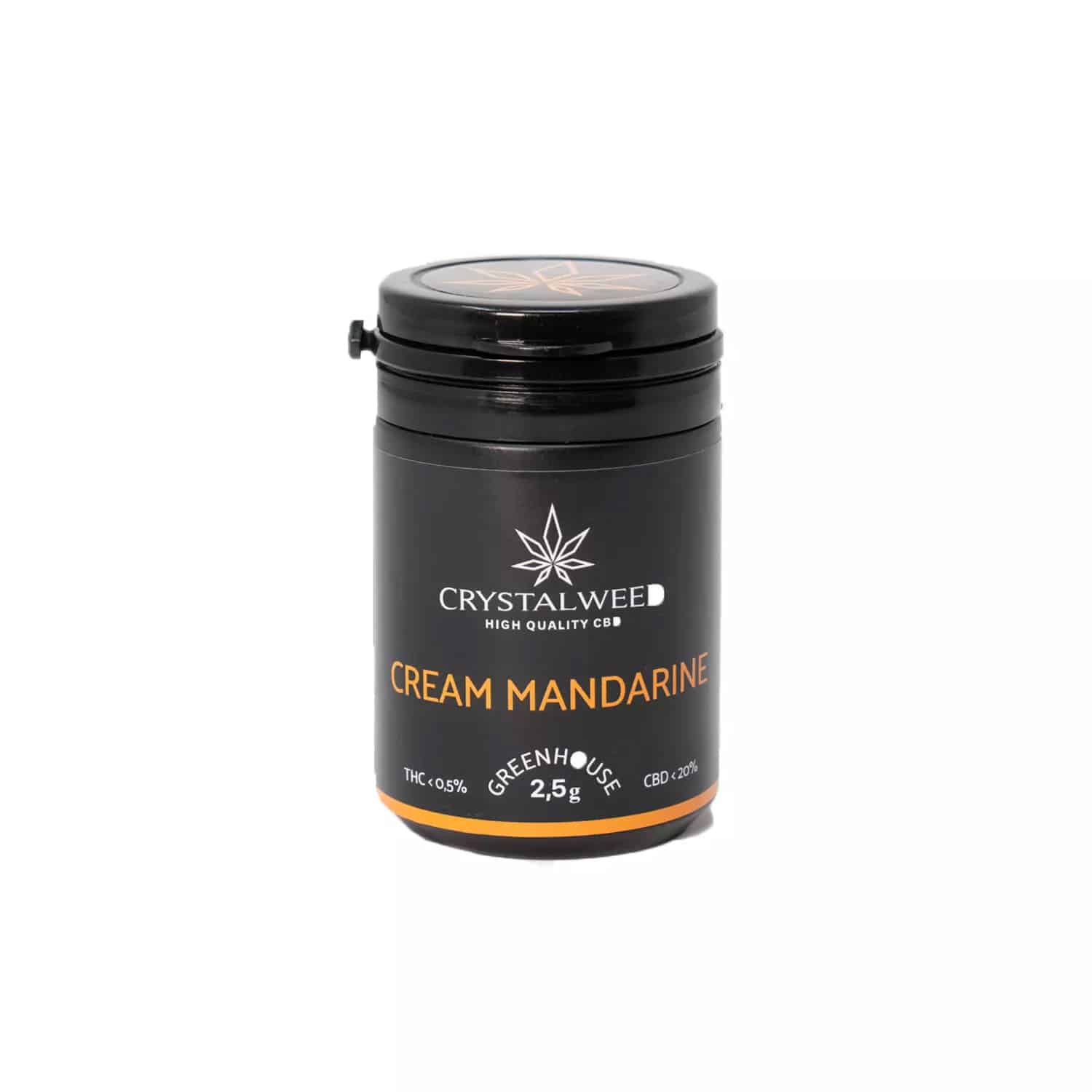 Cream mandarine cannabis light foto barattolo 2,5 grammi