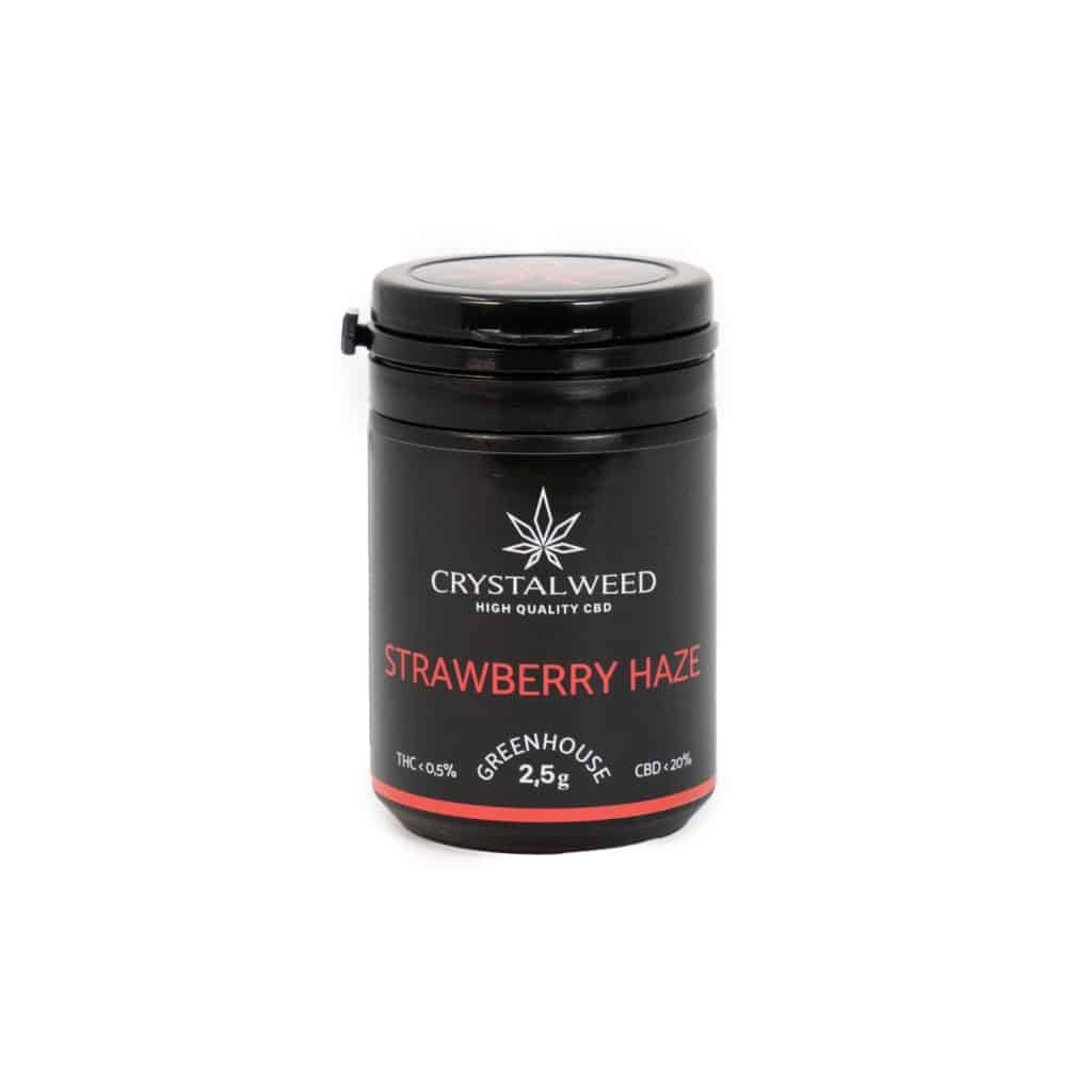 strawberry haze cannabis light CBD foto 2,5 grammi