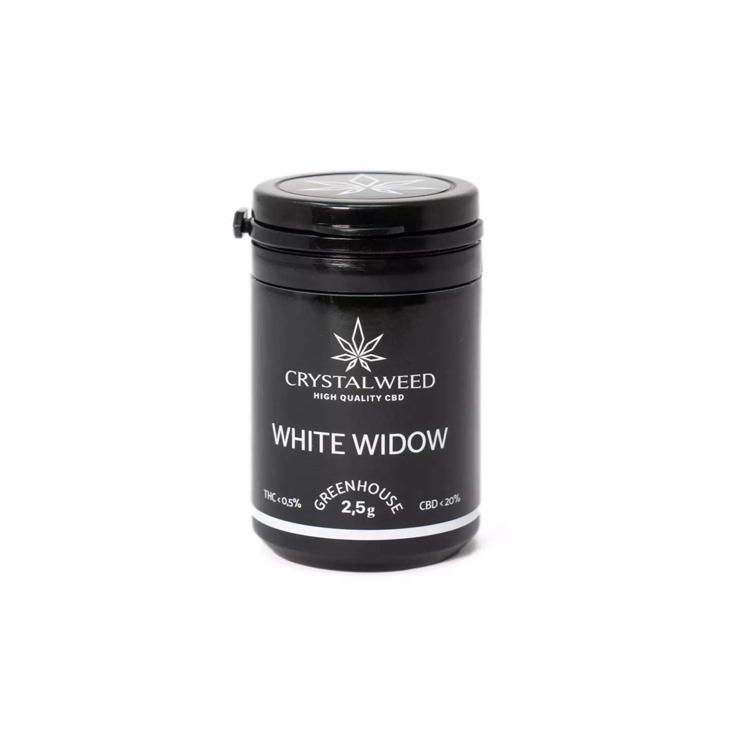 white widow cannabis light 2.5g barattolo