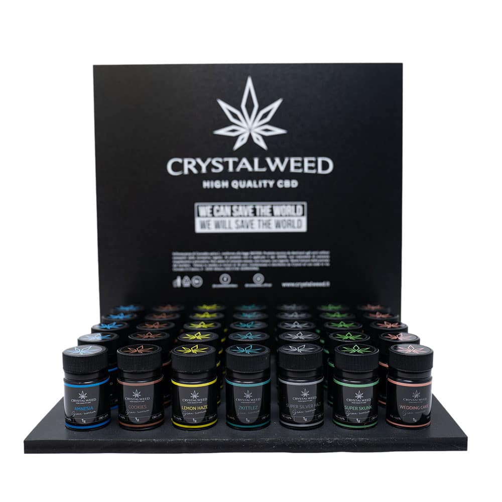 Espositore CRYSTALWEED® Infiorescenze da 1g