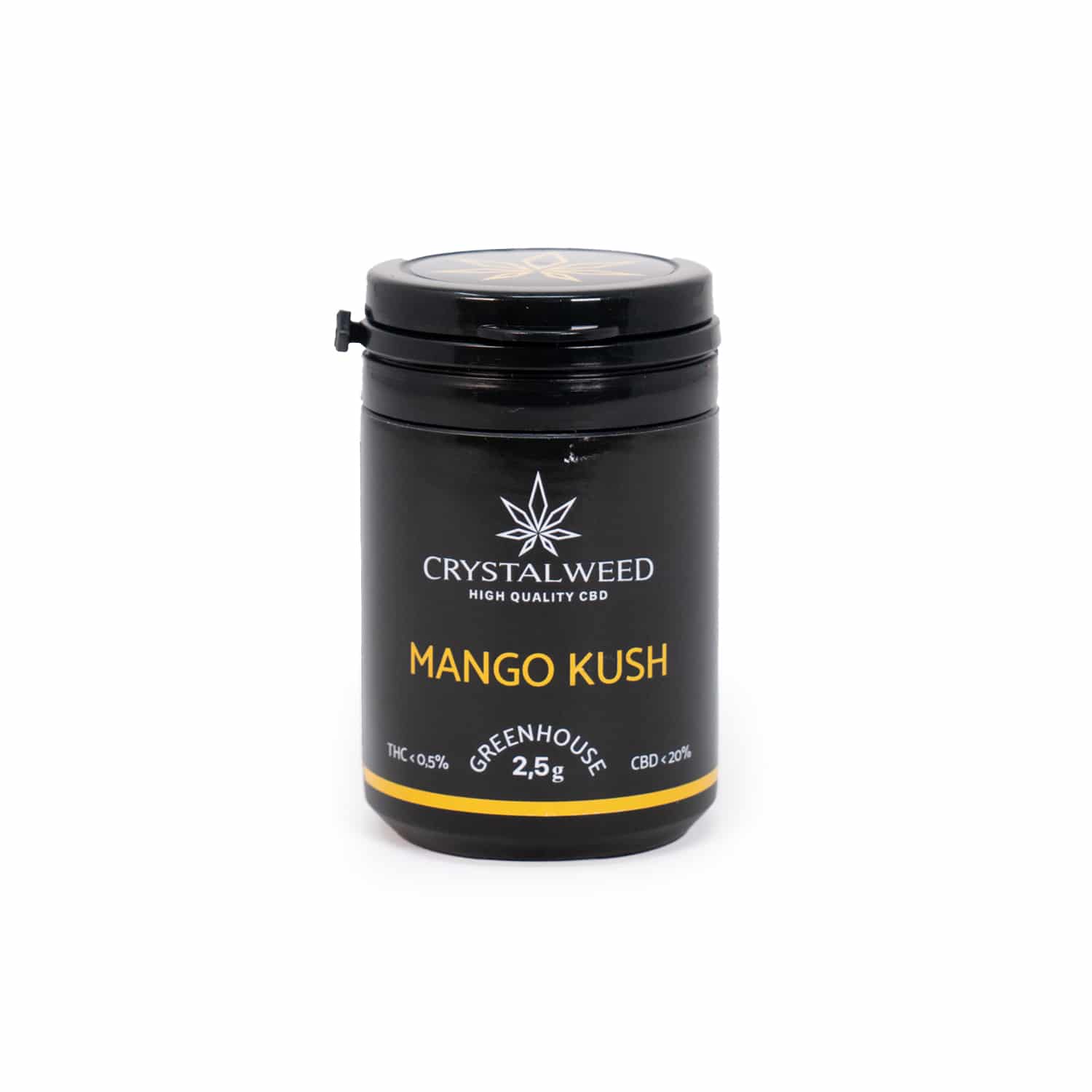 Mango Kush cannabis light barattolo 2,5 grammi
