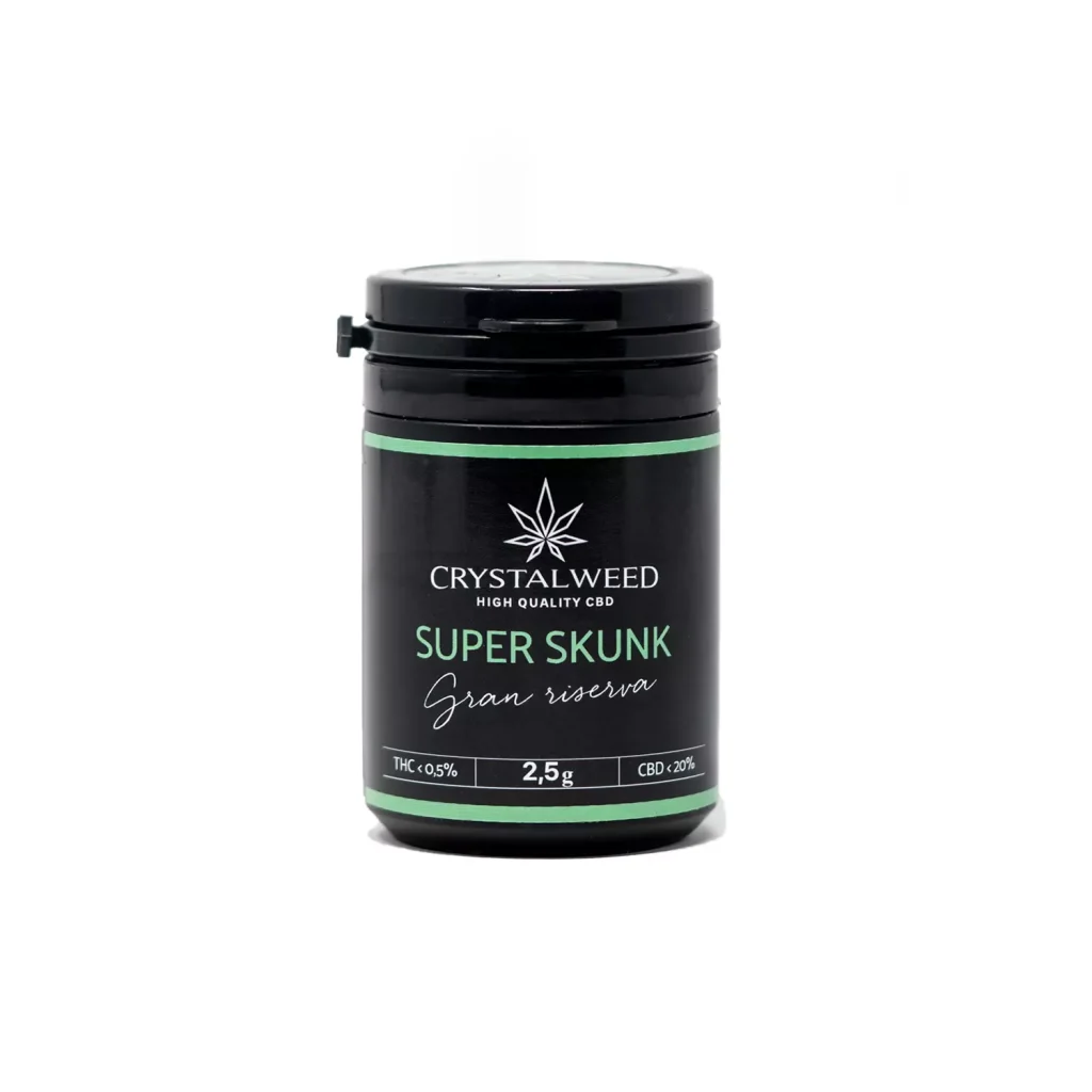 super skunk cannabis light 2.5g barattolo