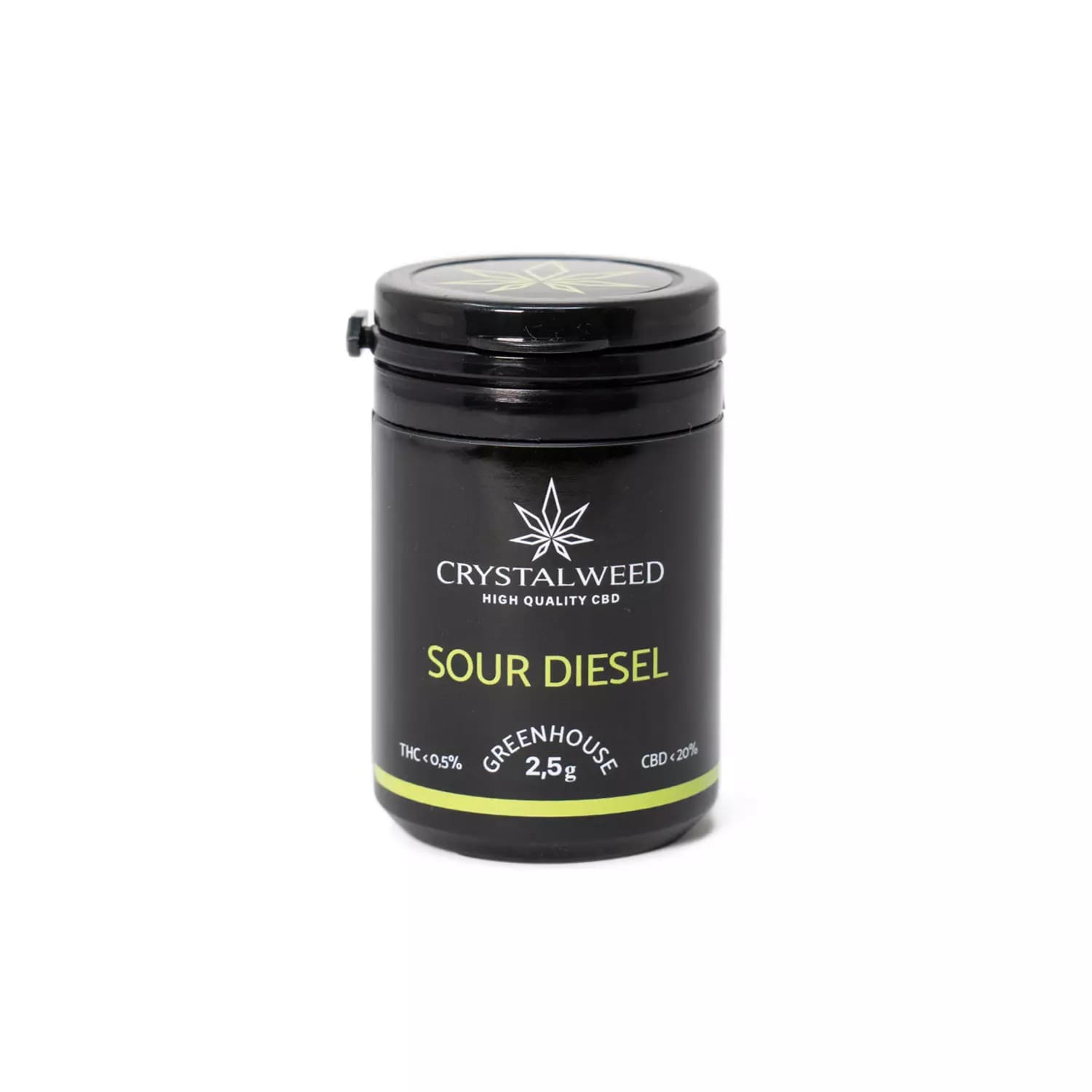 Sour Diesel cannabis light foto barattolo 2,5 grammi