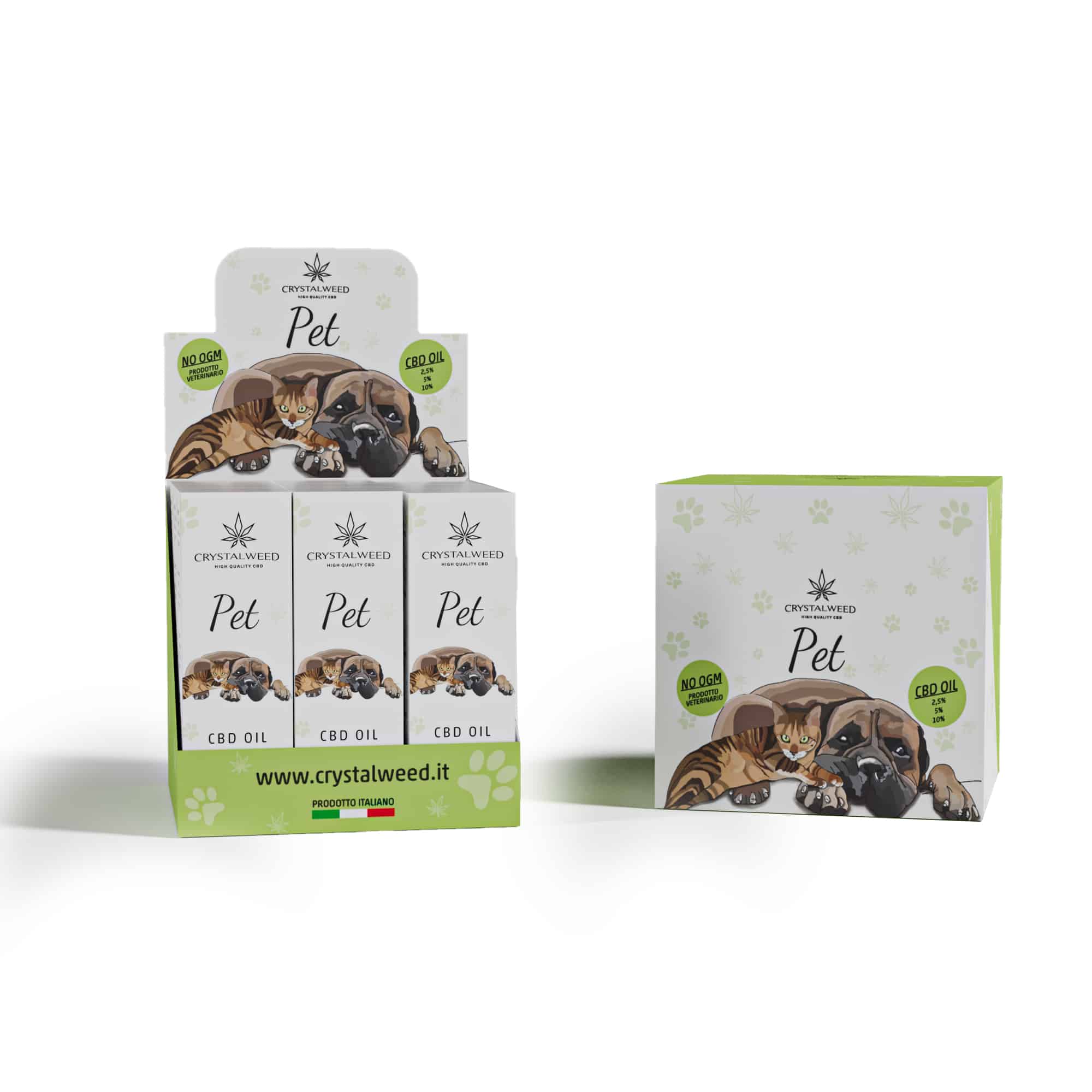 olio di CBD cani e gatti