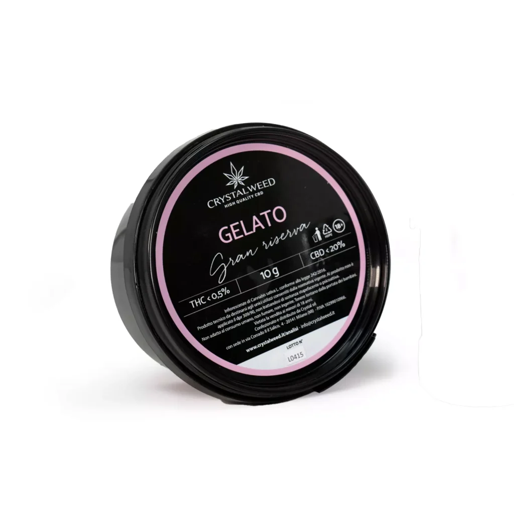 gelato cannabis light 10g barattolo