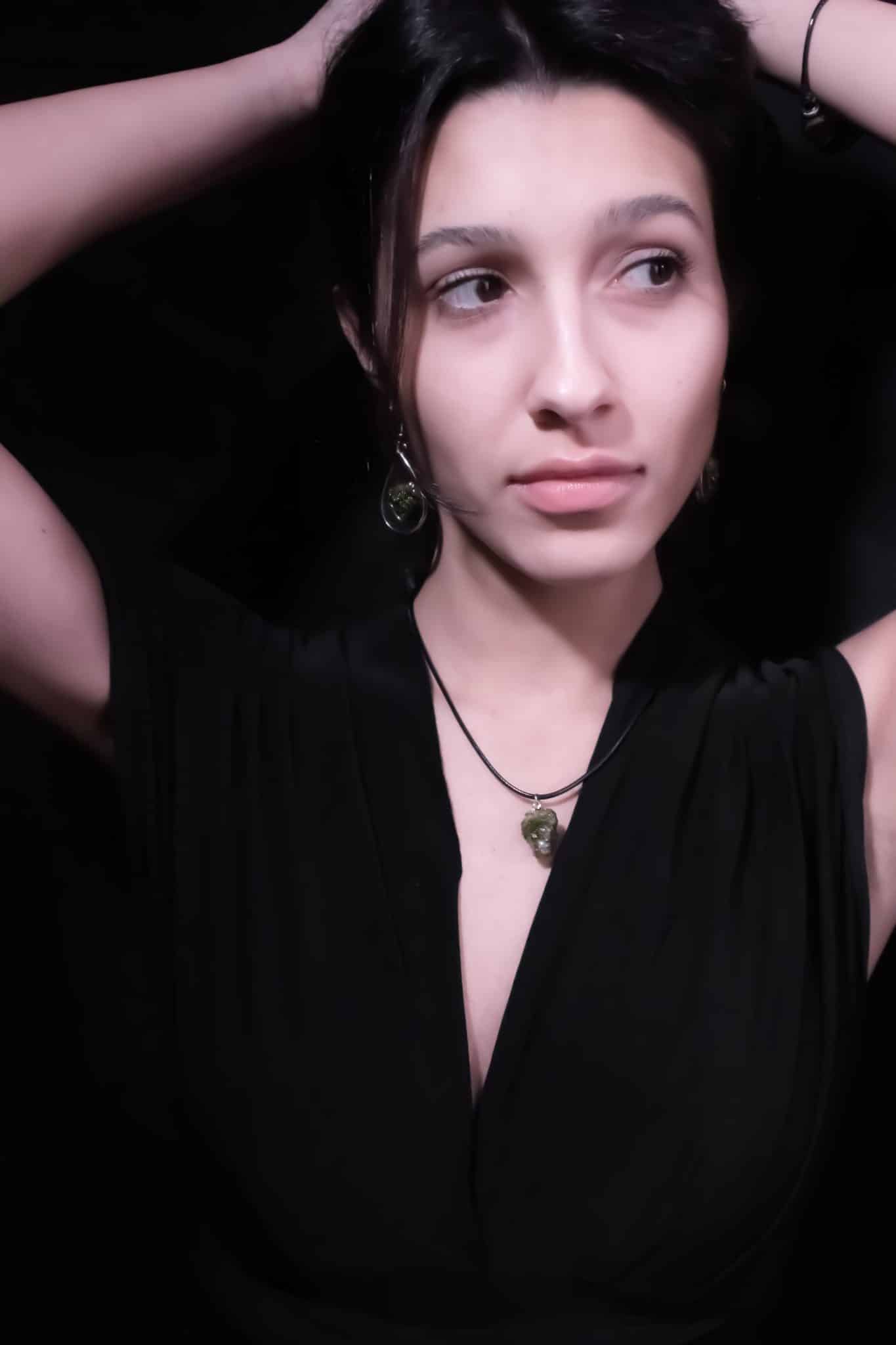 Flora collana fiore canapa dimensione grande