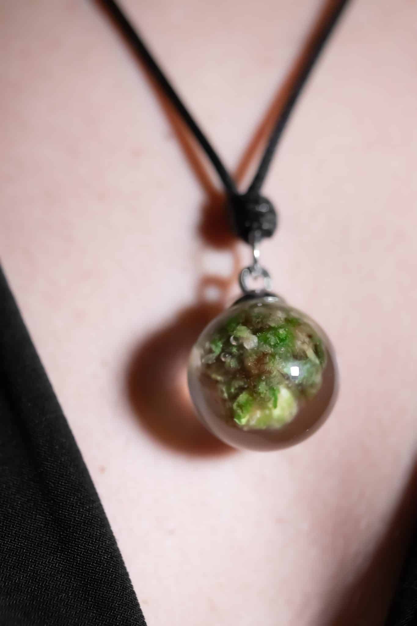 Niobe collana acciaio ciondolo foto