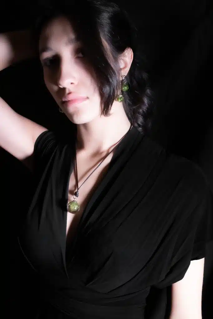 collana acciaio niobe dimensione media