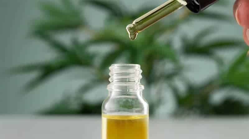 Foto dell'olio di canapa CBD