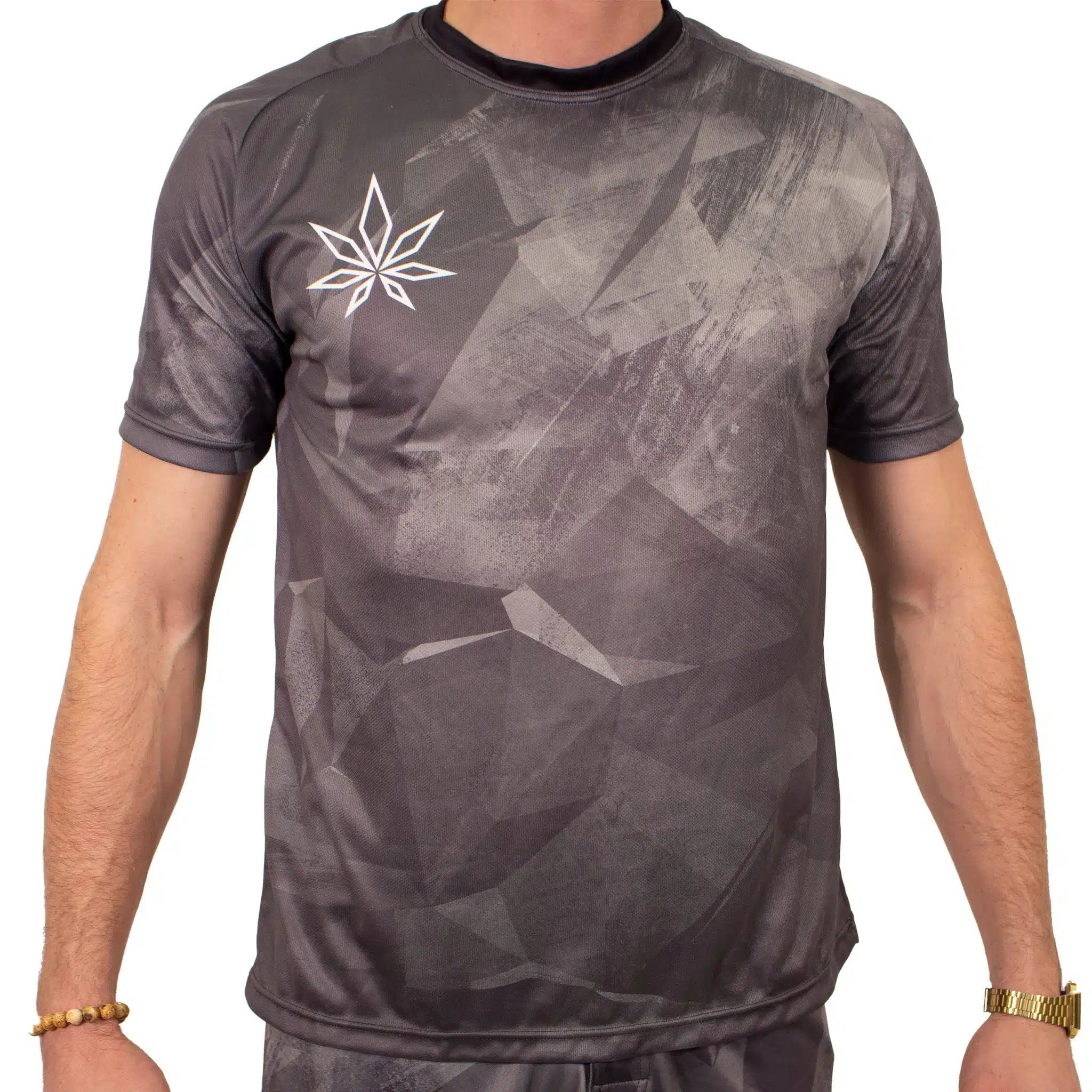 T-shirt grigia sport Crystalweed