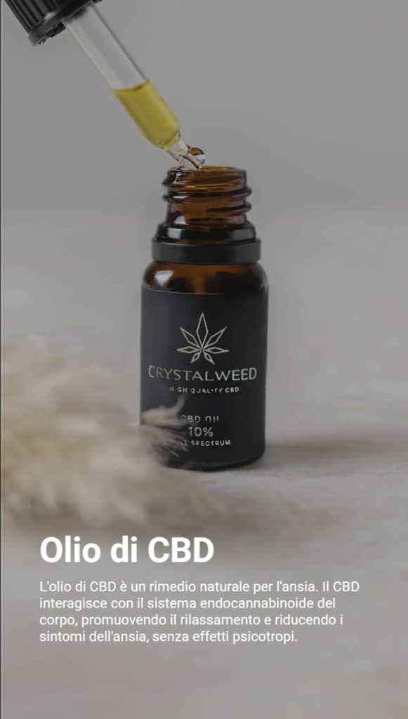 Olio di CBD per l'ansia