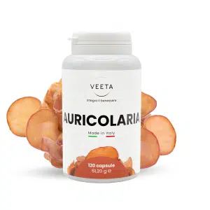 Auricolaria fungo medicinale Veeta confezione 120 capsule