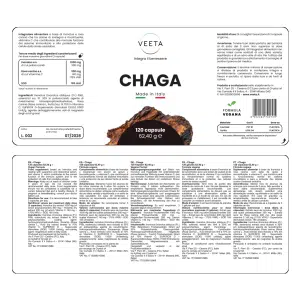 Chaga integratore Veeta ingredienti
