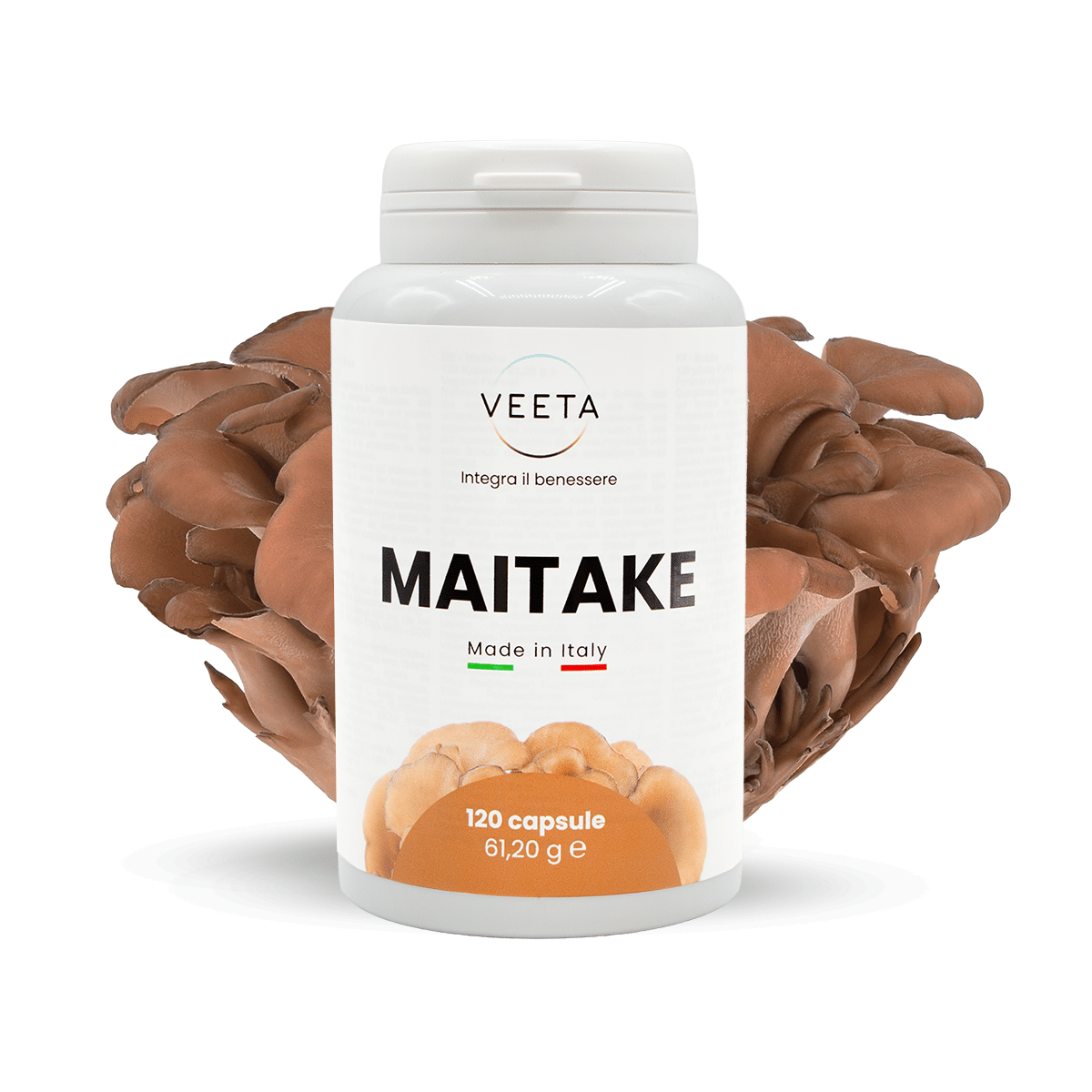 Maitake fungo medicinale 120 capsule Veeta