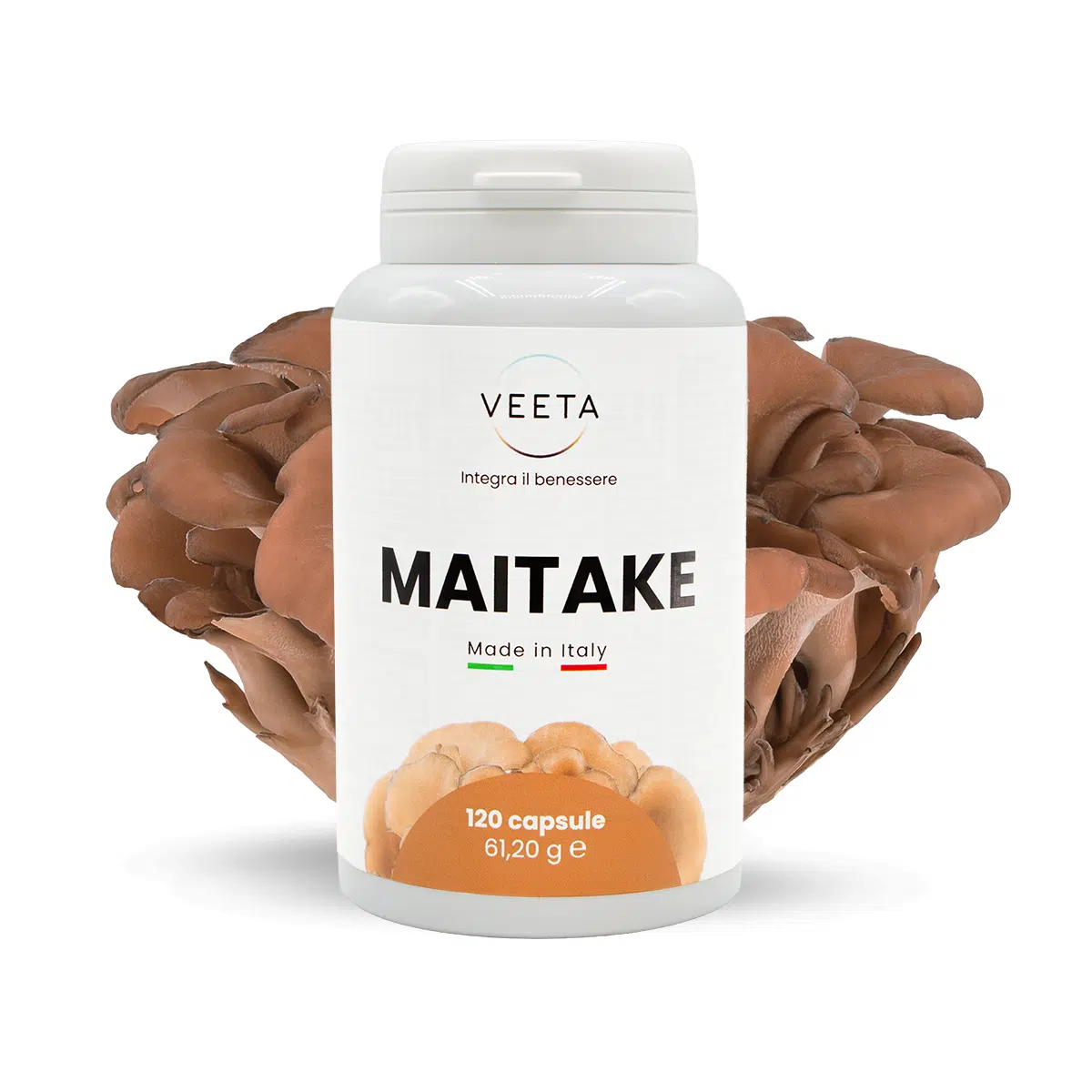 Maitake fungo medicinale 120 capsule Veeta