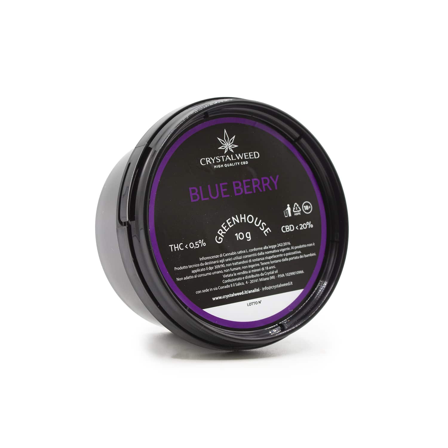 Blue Berry CBD barattolo 10 grammi