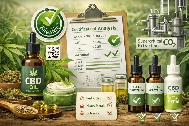 criteri qualita cbd certificati analisi 800 Criteri qualità prodotti CBD