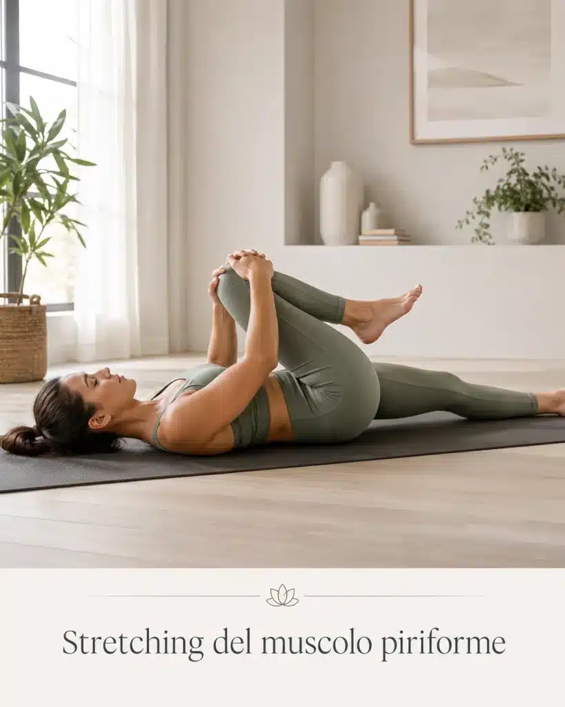 stretching muscolo piriforme